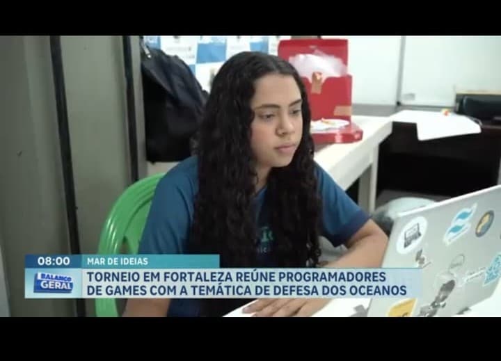 Reportagem balanço geral game jam